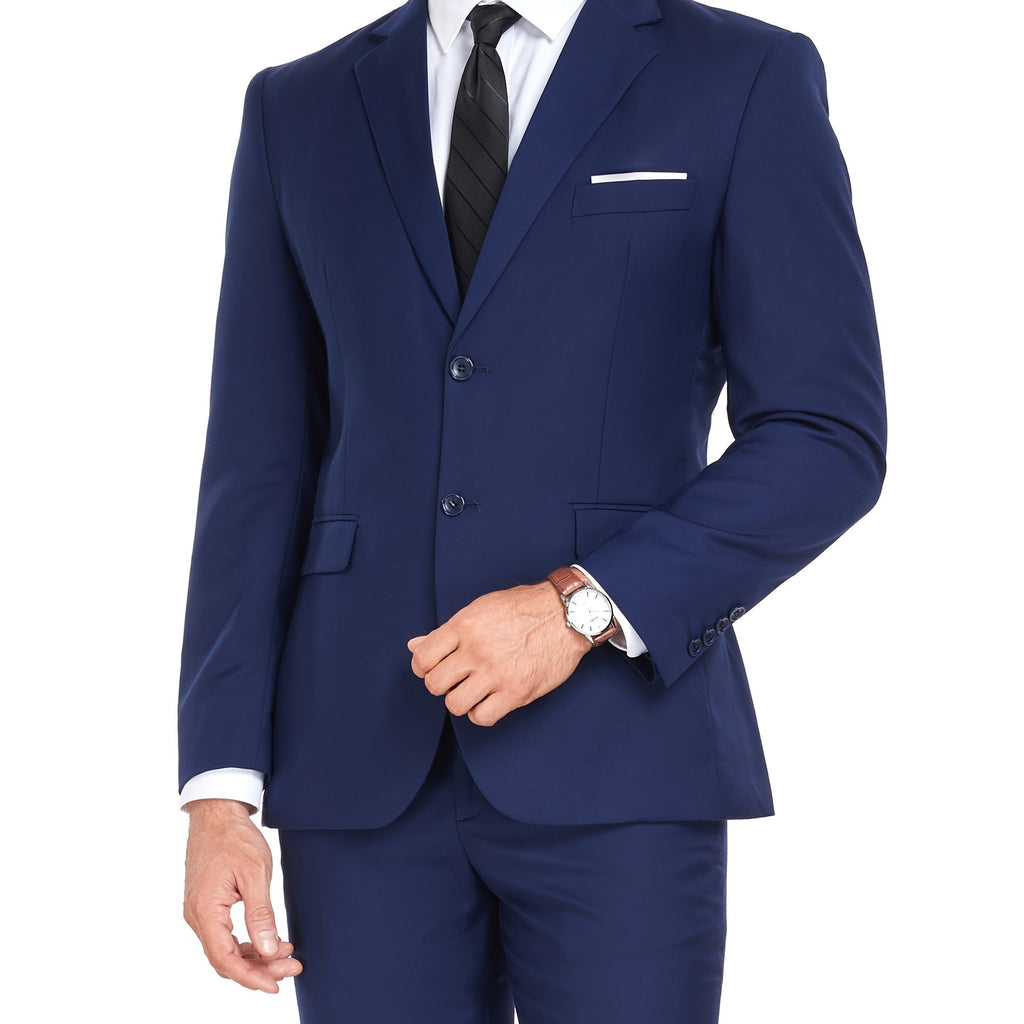 Costume deux pièces pour hommes, veste, pantalon, saison de mariage, décontracté, mode, dîner, manches longues, simple boutonnage, coupe slim, taille XS-XXXL, convient pour assister aux réunions, ensemble de costume pour adultes.