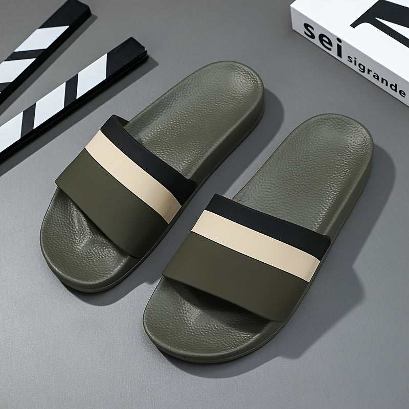 New Men'S Elegant And Stylish Strappy Sandals, Suitable for Indoor And Outdoor Use, Comfortable And Slip-Resistant All-Season Home Shoes.