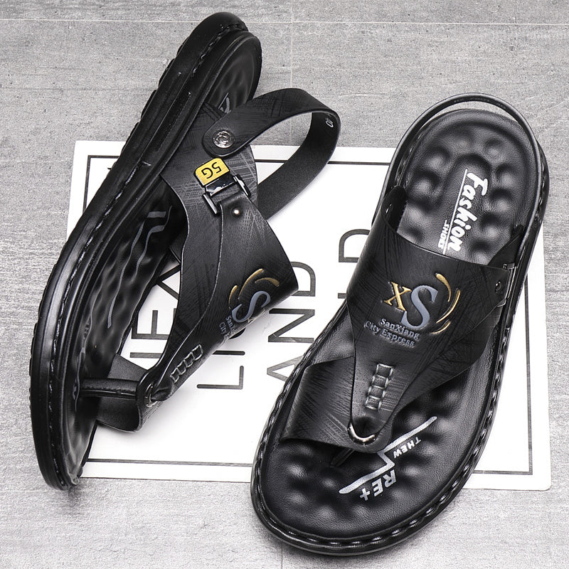 Men'S Summer Outdoor Casual Stylish Flat Sandals That Are Trendy And Multifunctional.