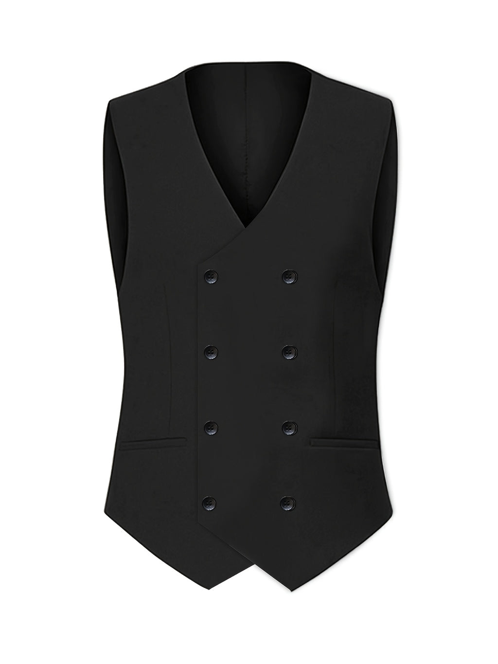 Costume Trois Pièces pour Homme avec Smoking à Revers Évasé, Pantalon et Gilet pour Mariages et Occasions Formelles