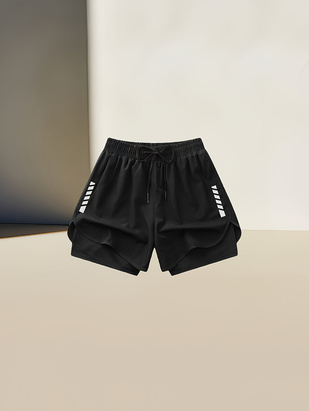 3-Pack Fake Two-Piece Summer Sports Shorts for Men And Women Quick-Drying Three-Point Running Training Fitness Lining American Basketball Two-In-One Shorts for Middle-Aged And Young People