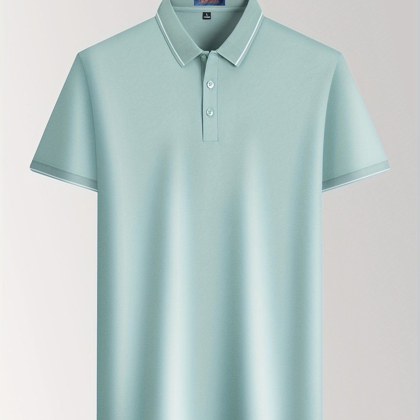 Men'S Casual Summer White Polo Shirt - Breathable, Short Sleeve, 3\u002F4 Length Buttons, Regular Fit, Casual Occasion, Casual Attire | Classic Polo Shirt | Breathable Fabric