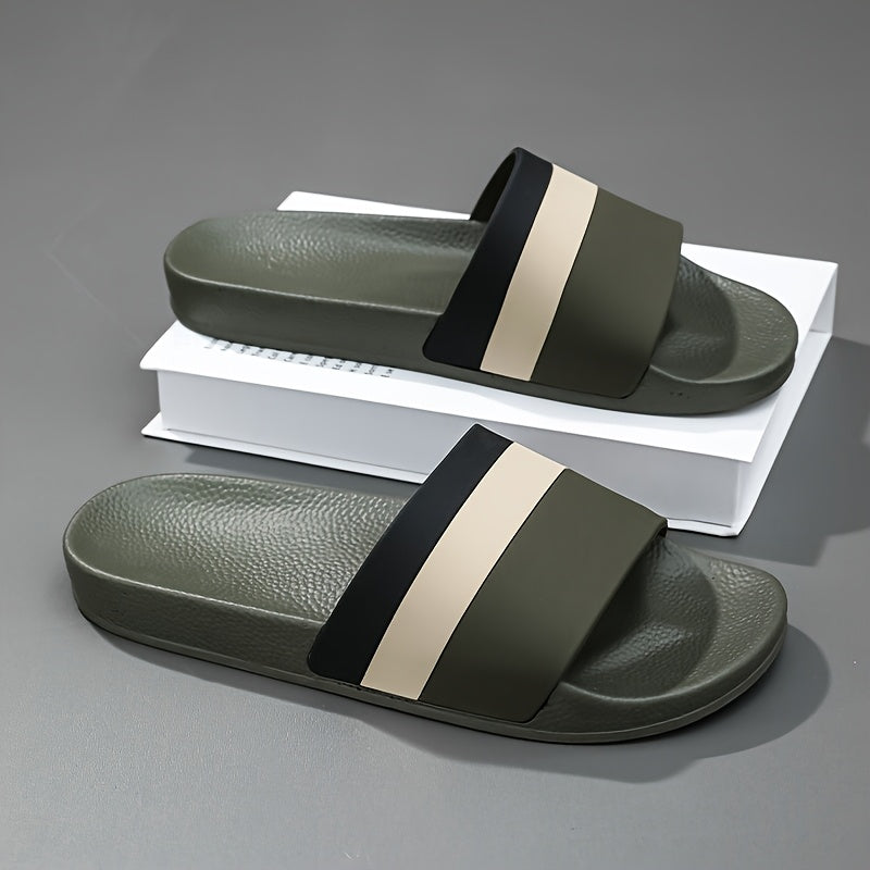 New Men'S Elegant And Stylish Strappy Sandals, Suitable for Indoor And Outdoor Use, Comfortable And Slip-Resistant All-Season Home Shoes.