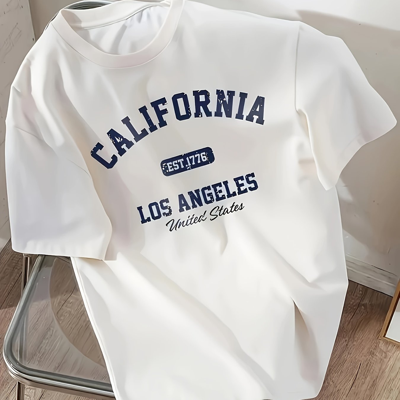 Men's California Graphic Print Breathable Mesh Quick-Dry T-Shirt - Lightweight Summer Casual Tee with Round Neck, Regular Fit for Outdoor Sports & Daily Wear, Skinfriendly Fabric, Active Lifestyle, Short Sleeve, Soft Texture, Printed Shirt, Active Men