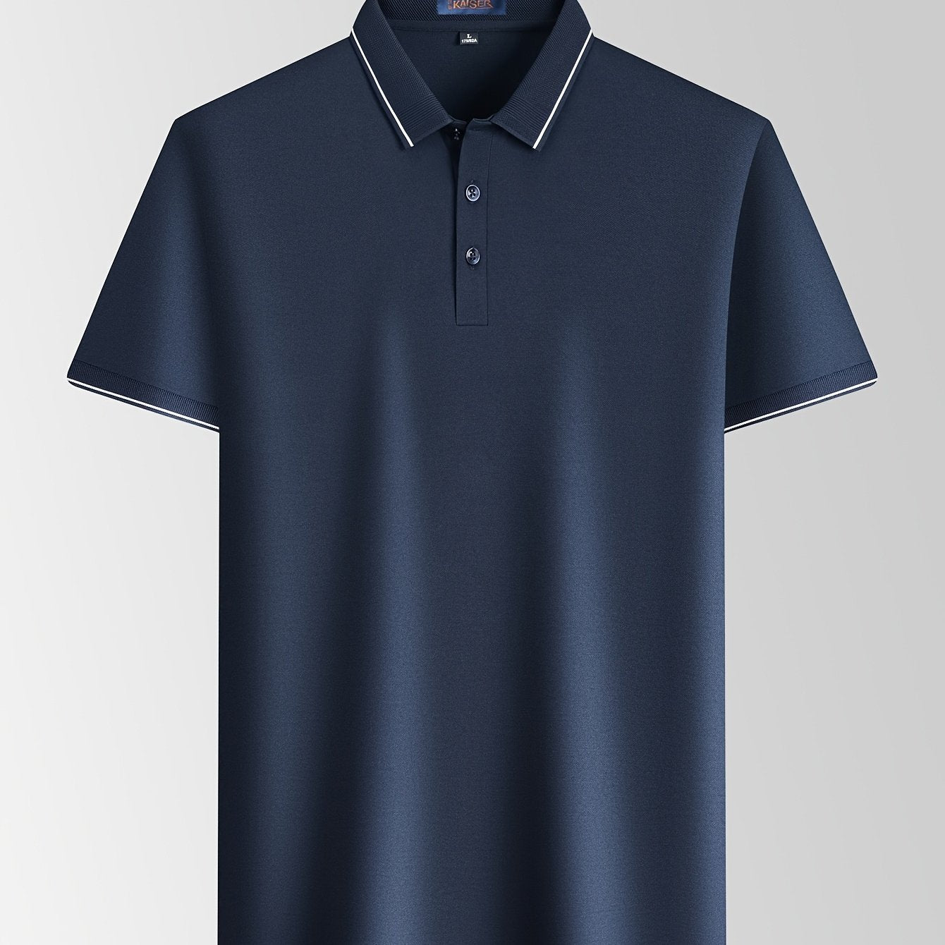 Men'S Casual Summer White Polo Shirt - Breathable, Short Sleeve, 3\u002F4 Length Buttons, Regular Fit, Casual Occasion, Casual Attire | Classic Polo Shirt | Breathable Fabric