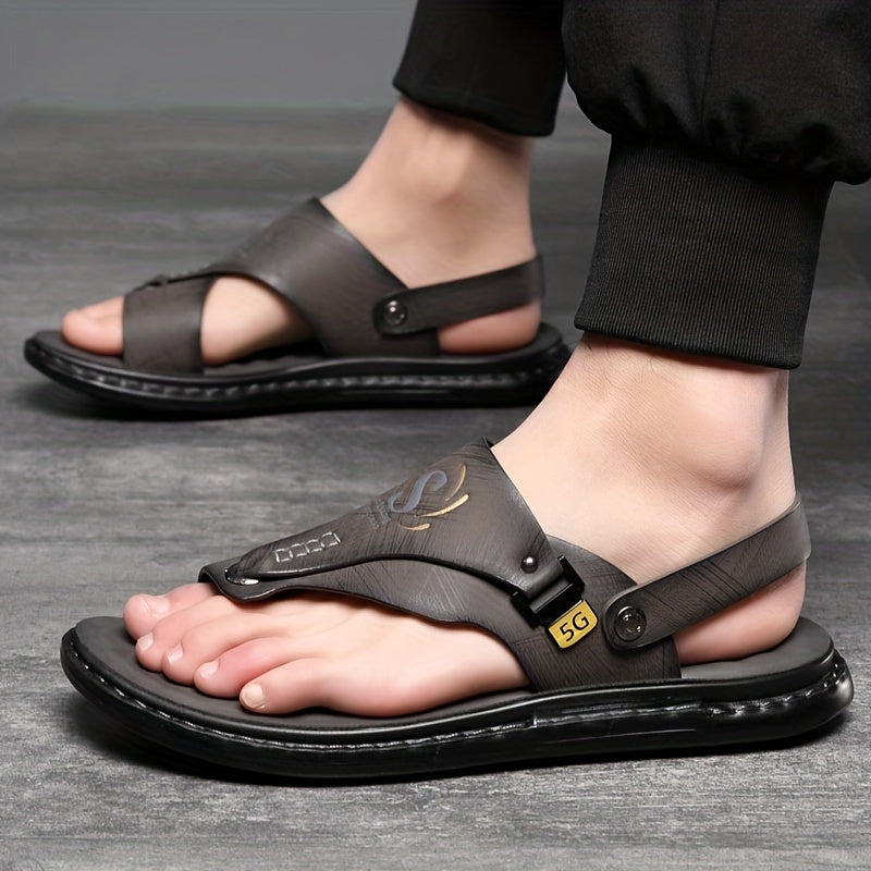 Men'S Summer Outdoor Casual Stylish Flat Sandals That Are Trendy And Multifunctional.