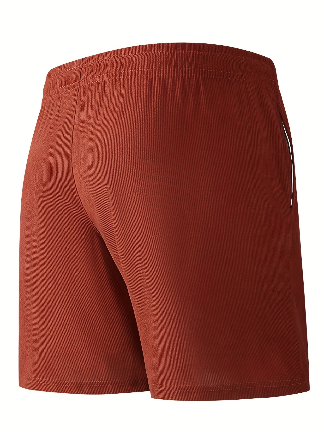 Gengyuanshi Men's Sports Shorts - Premium Fleece Elastic Drawstring Casual Pants, Breathable and Stretchy, Soft and Gentle on Light Beige, Suitable for Running, Cycling, Five-Point Shorts