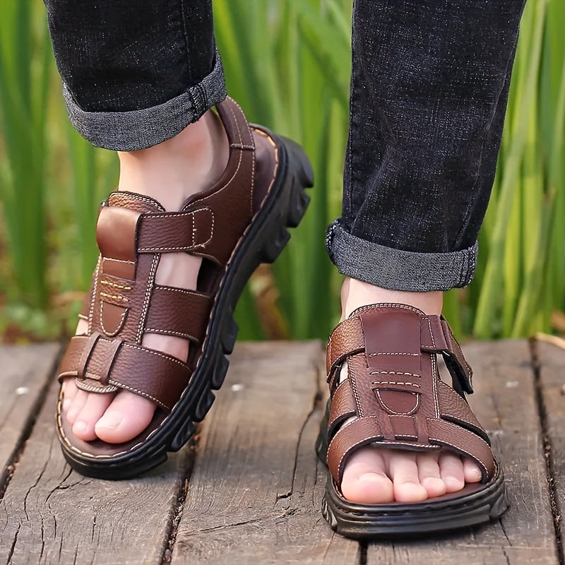Men'S Fashion Sandals, Dual Use for Cooling and Dragging, Casual Outdoor Walking Shoes, Multiple Colors Available in Sizes 36-46