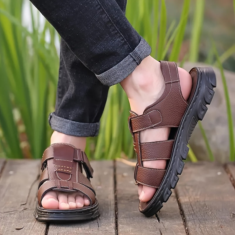 Men'S Fashion Sandals, Dual Use for Cooling and Dragging, Casual Outdoor Walking Shoes, Multiple Colors Available in Sizes 36-46