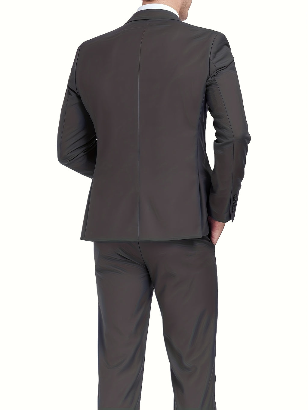 Costume 3 pièces pour homme - Veste cintrée classique à 1 ou 2 boutons - Ensemble complet (veste, gilet, pantalon) pour mariage, soirée ou affaires - Tailles XS à XXXL
