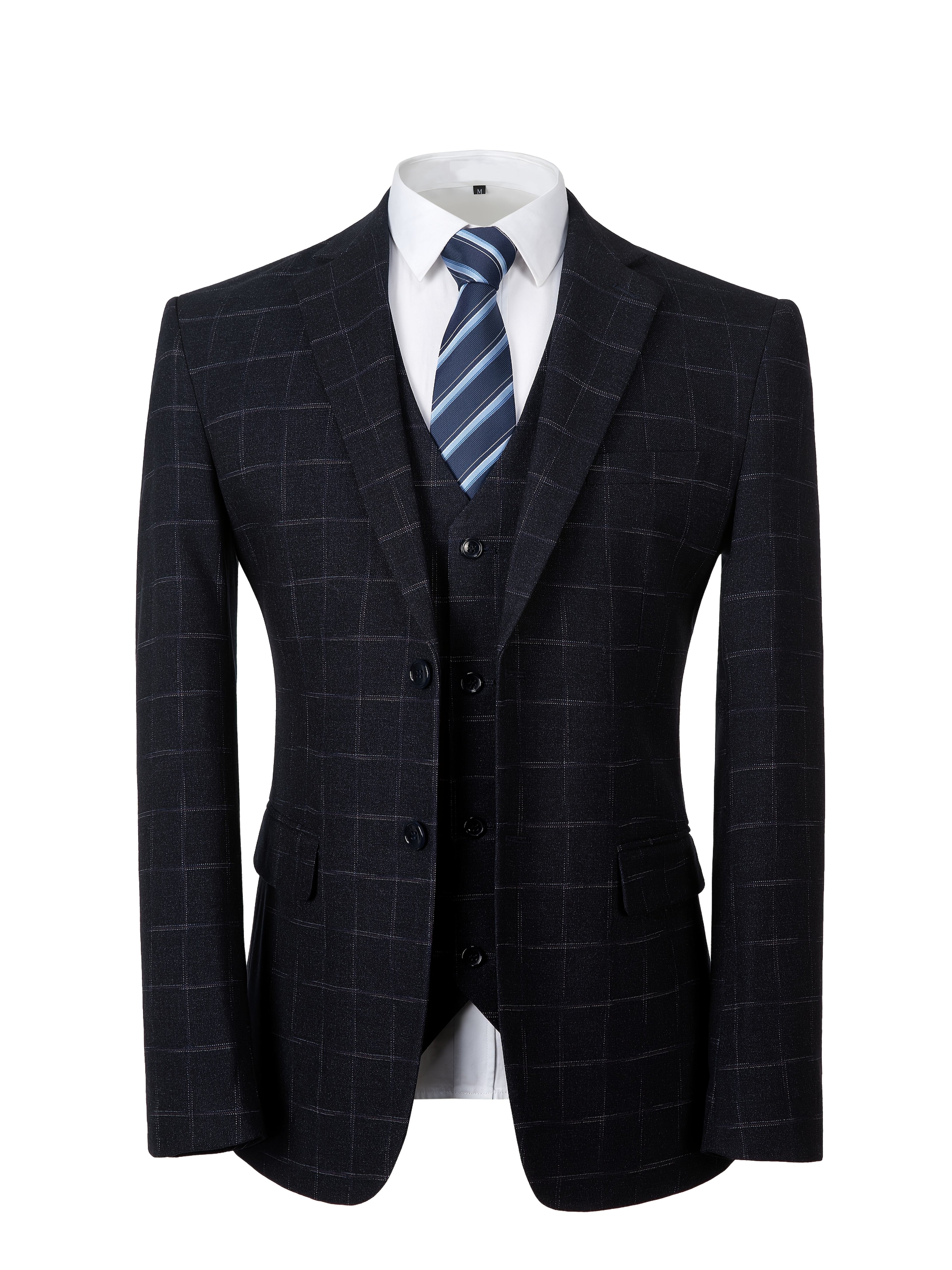 Costume pour homme 3 pièces gilet pantalon simple boutonnage taille XS-XXXL élégant et stylé mode décontractée ensemble de costume de mariage dîner