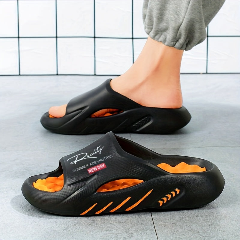 Men'S New Summer Sandals for Outdoor Sports, Non-Slip Home Leisure, Foot Massage, Thick-Soled Beach And Slippers.