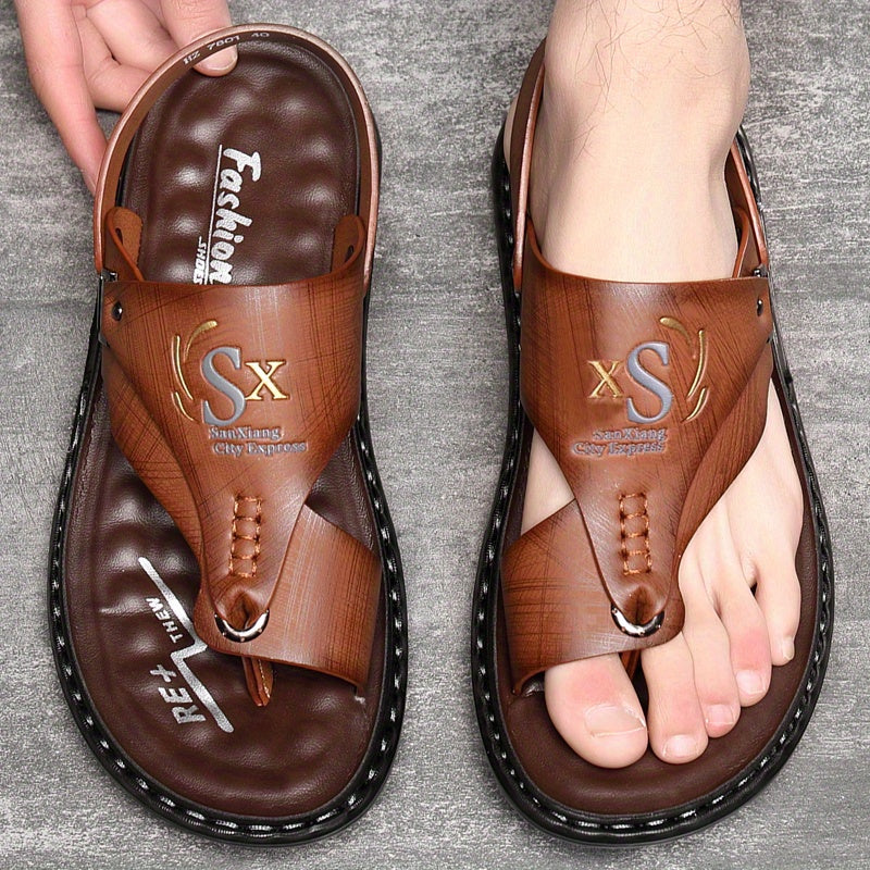 Men'S Summer Outdoor Casual Stylish Flat Sandals That Are Trendy And Multifunctional.