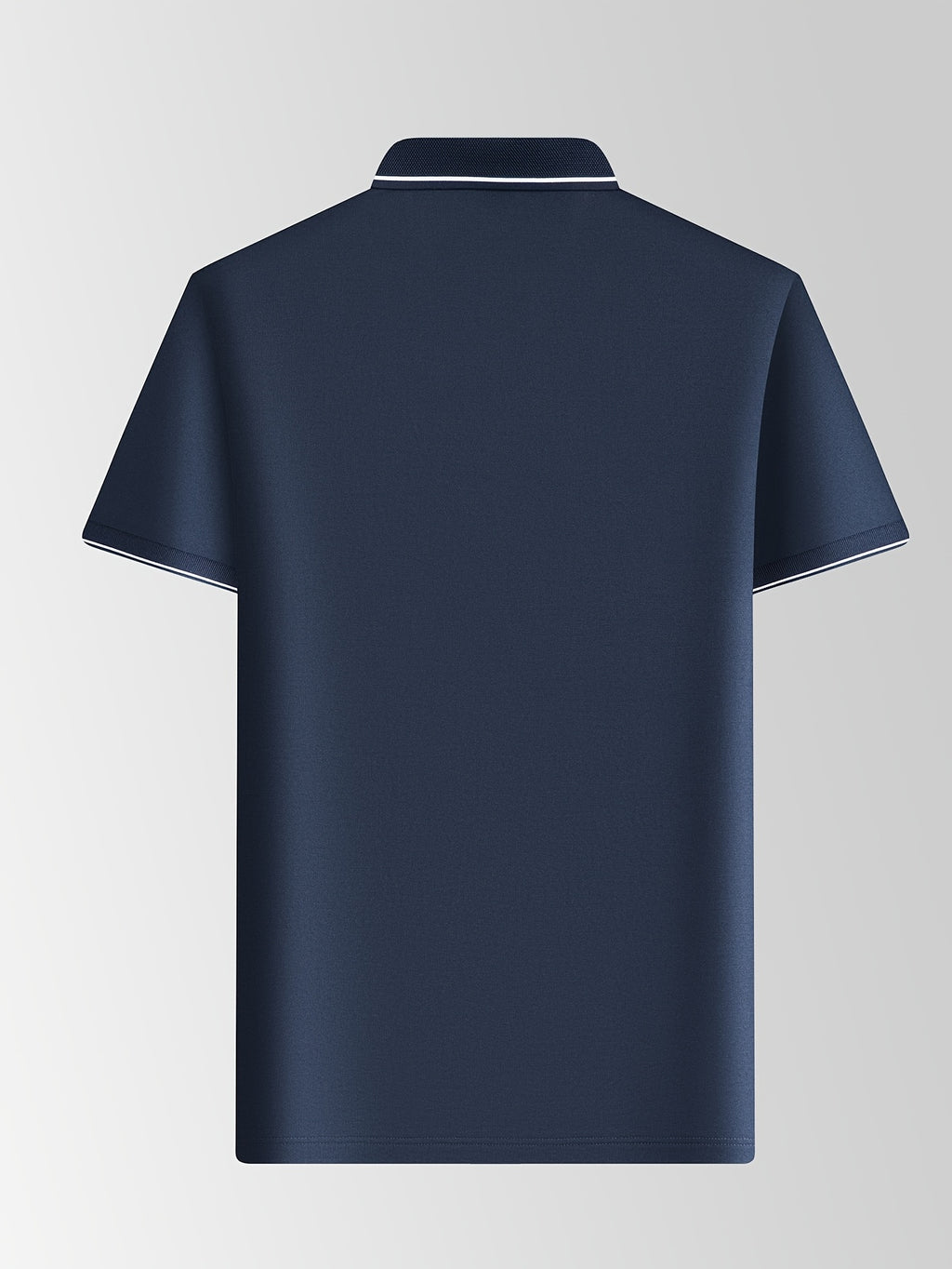 Men'S Casual Summer White Polo Shirt - Breathable, Short Sleeve, 3\u002F4 Length Buttons, Regular Fit, Casual Occasion, Casual Attire | Classic Polo Shirt | Breathable Fabric