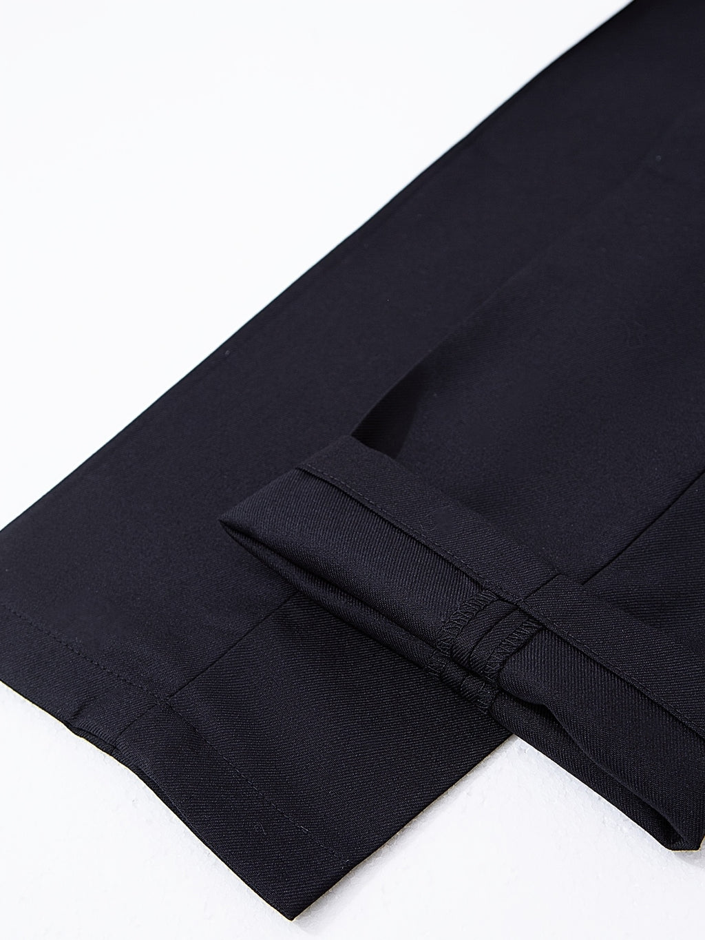 3-Piece Men's Classic Black Suit Set - Long Sleeve Blazer, Vest & Pants with Pockets, Button Details, Non-Stretch Polyester Fabric, Perfect for Weddings, Business Meetings & Formal Events