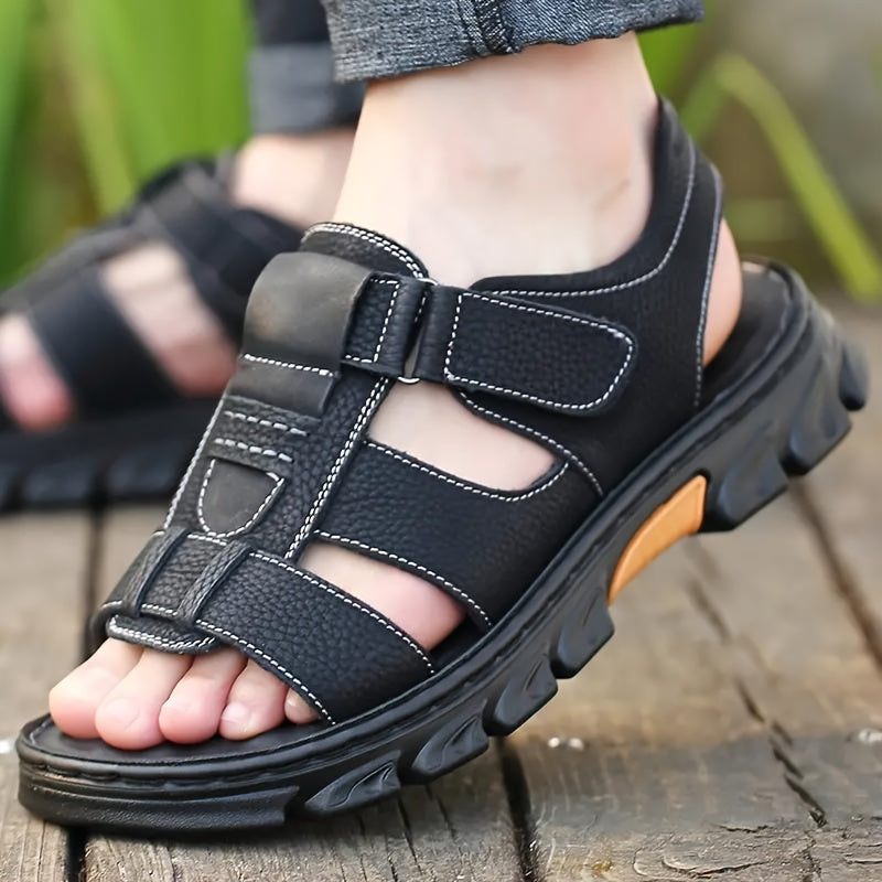 Men'S Fashion Sandals, Dual Use for Cooling and Dragging, Casual Outdoor Walking Shoes, Multiple Colors Available in Sizes 36-46