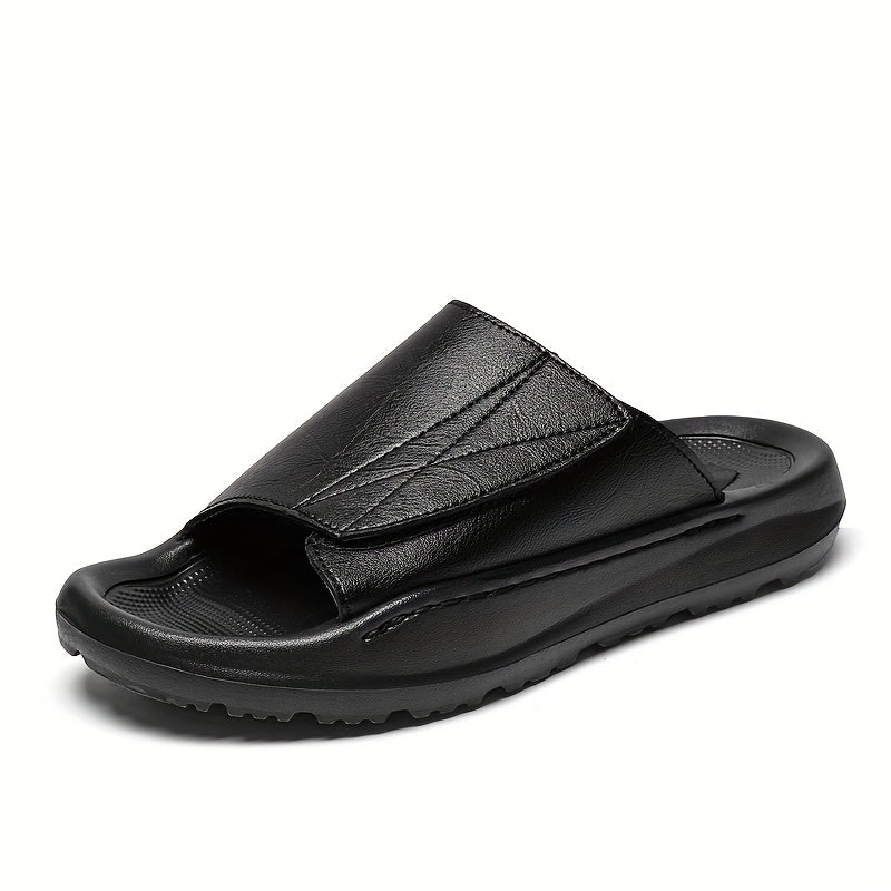 FCSHOU Men'S Summer Sandals - Casual Slip-On Flip Flops with Open-Toe Design, Faux Cover Upper & EVA Sole, Comfortable Indoor\u002FOutdoor Shoes for Casual Attire, Strappy Sandals