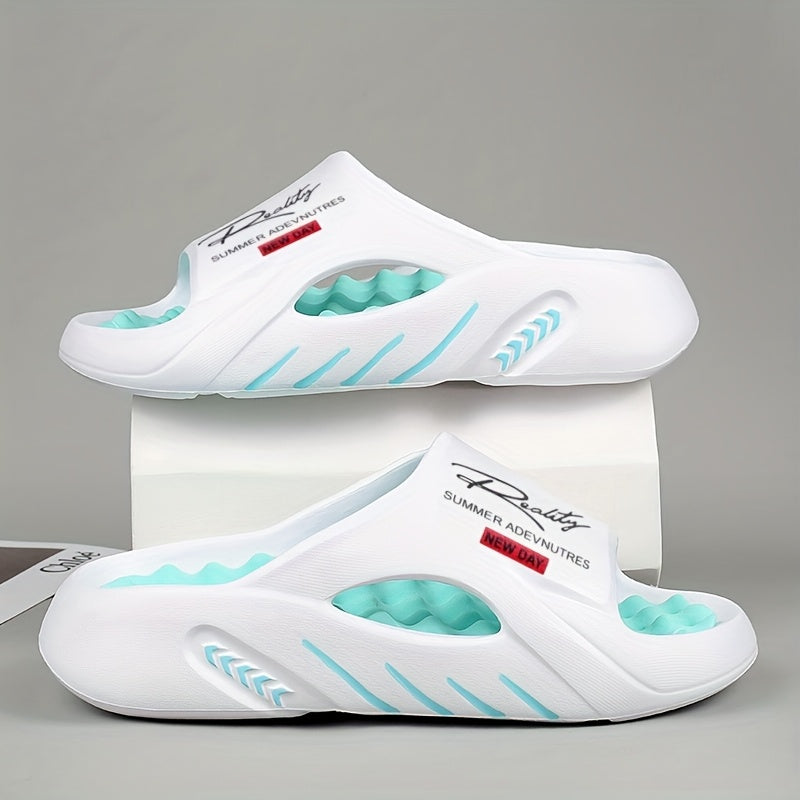 Men'S New Summer Sandals for Outdoor Sports, Non-Slip Home Leisure, Foot Massage, Thick-Soled Beach And Slippers.