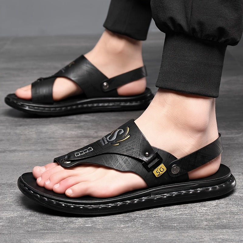 Men'S Summer Outdoor Casual Stylish Flat Sandals That Are Trendy And Multifunctional.