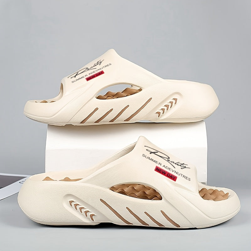 Men'S New Summer Sandals for Outdoor Sports, Non-Slip Home Leisure, Foot Massage, Thick-Soled Beach And Slippers.