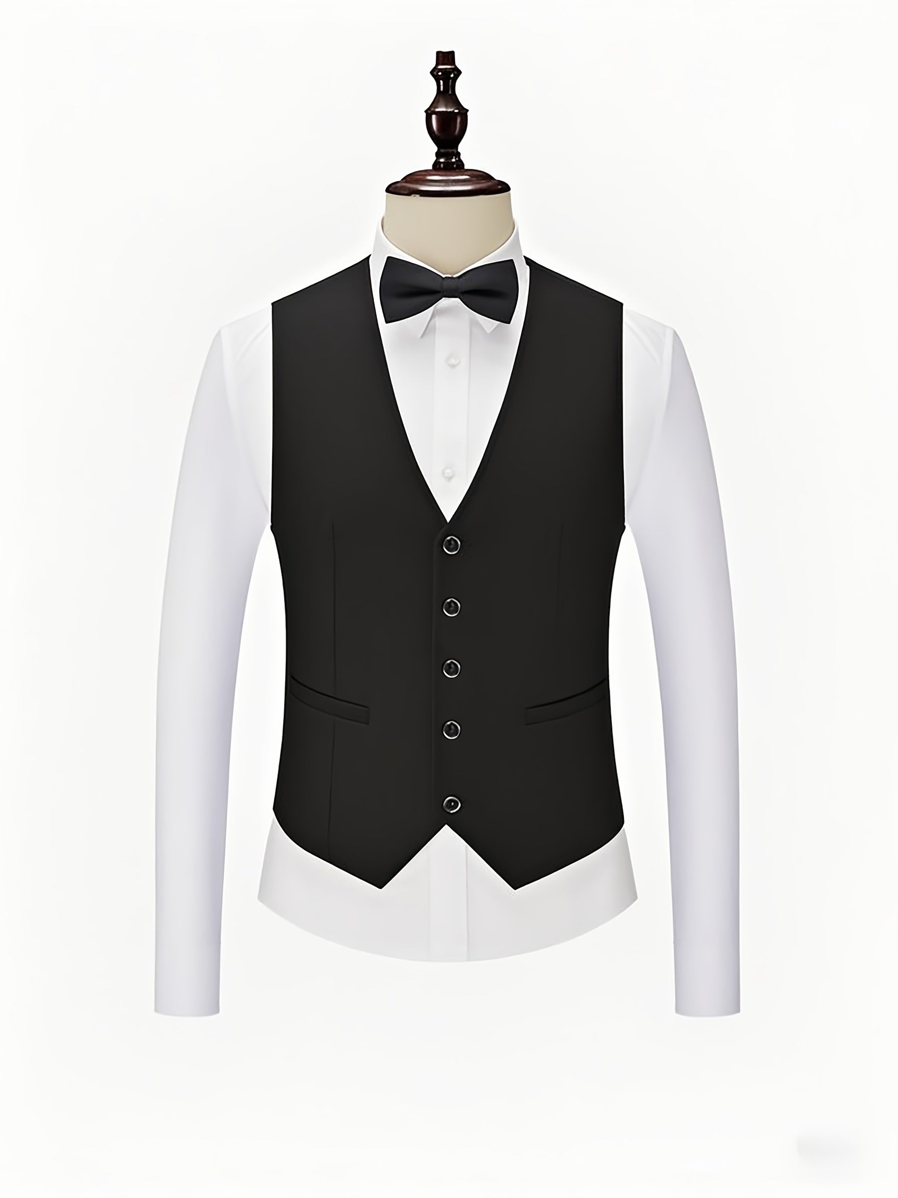 Ensemble de smoking pour homme, trois pièces, costume de mariage, double boutonnage, veste, gilet, pantalon, (001)