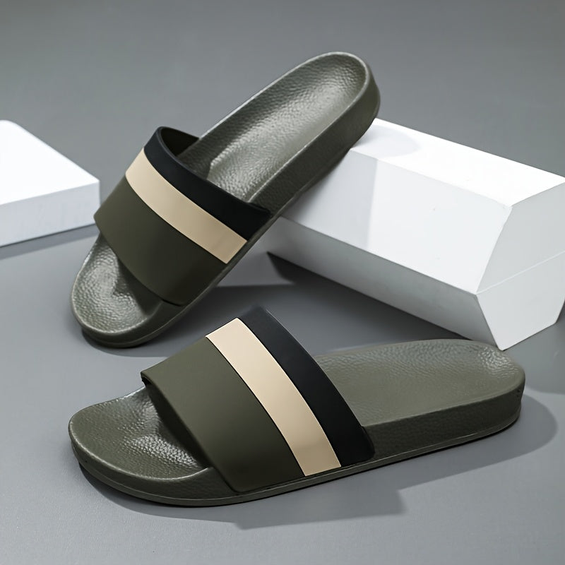 New Men'S Elegant And Stylish Strappy Sandals, Suitable for Indoor And Outdoor Use, Comfortable And Slip-Resistant All-Season Home Shoes.