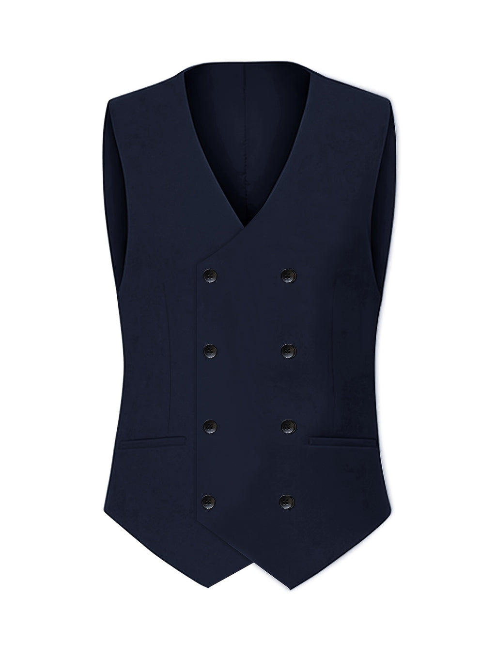 Costume Trois Pièces Haut de Gamme pour Hommes avec Pantalon Occidental et Gilet Grande Taille, Tenue Formelle pour Mariage ou Fête