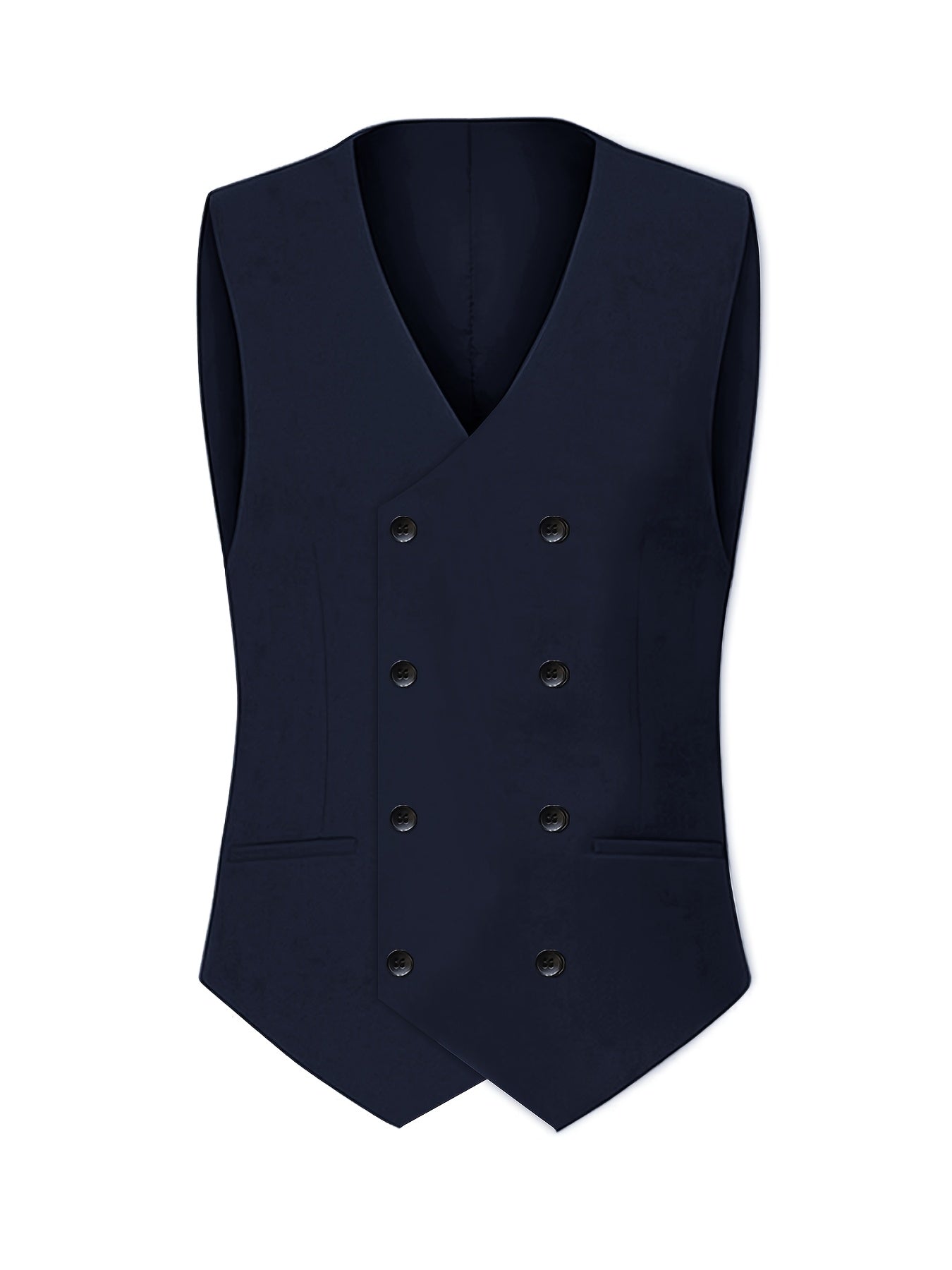 Costume Trois Pièces Haut de Gamme pour Hommes avec Pantalon Occidental et Gilet Grande Taille, Tenue Formelle pour Mariage ou Fête