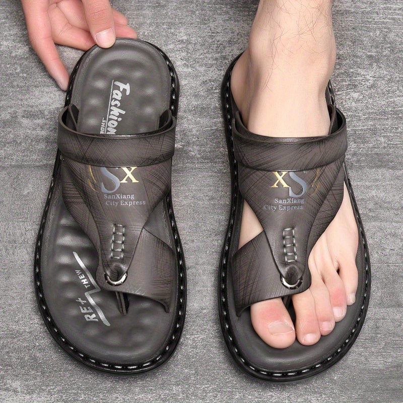 Men'S Summer Outdoor Casual Stylish Flat Sandals That Are Trendy And Multifunctional.