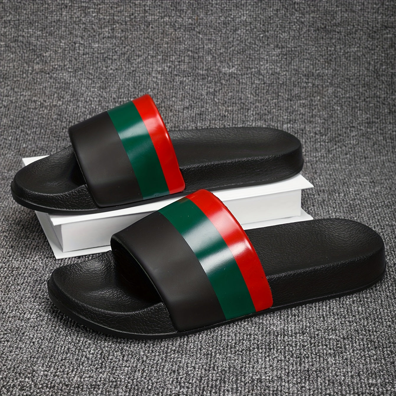 Men'S Stylish Summer Sandals with Non-Slip Design, Perfect for The Beach And Garden. Thick-Soled Outdoor Sandals for Men, Casual Unisex Flip-Flops Available in Large Sizes 39-48, Ideal As a Holiday Gift.