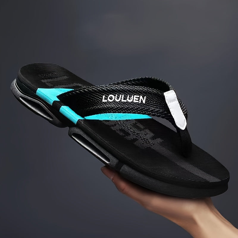 Men's Flip Flops, Lightweight Comfy Non Slip Thong Sandals For Indoor Outdoor Beach, Spring And Summer