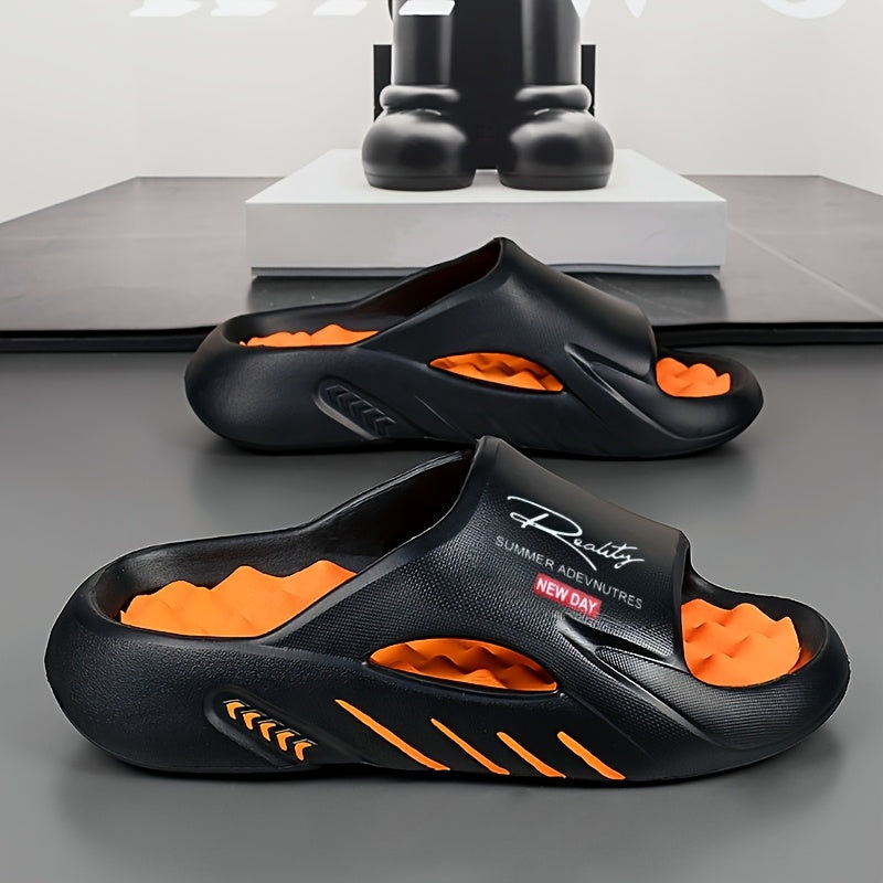 Men'S New Summer Sandals for Outdoor Sports, Non-Slip Home Leisure, Foot Massage, Thick-Soled Beach And Slippers.