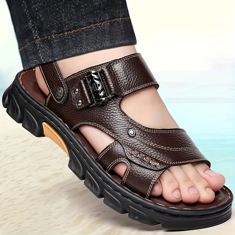 Men'S Fashion Sandals, Dual Use for Cooling and Dragging, Casual Outdoor Walking Shoes, Multiple Colors Available in Sizes 36-46